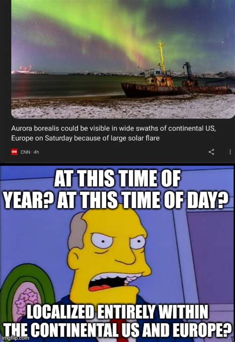 aurora borealis at this time of year meme